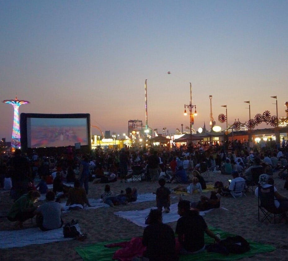 Flicks on the Beach Luna Park in Coney Island