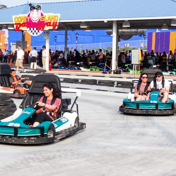 Coney Island Raceway drive - Luna Park in Coney Island