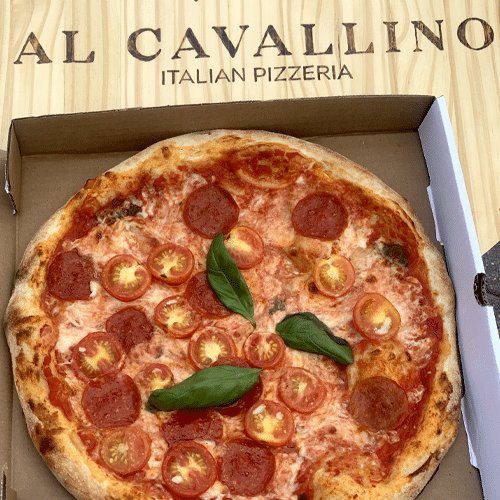 Luna Park NYC - Al Cavallino Pizza Close Up