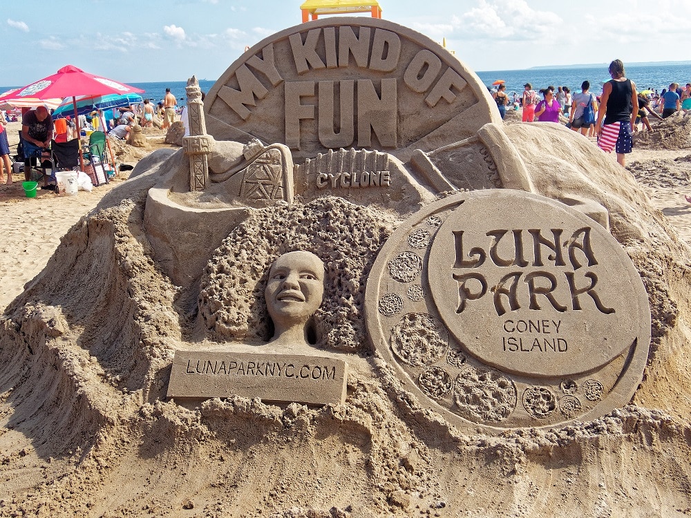 Sand Sculpting Competition 2019 Luna Park in Coney Island