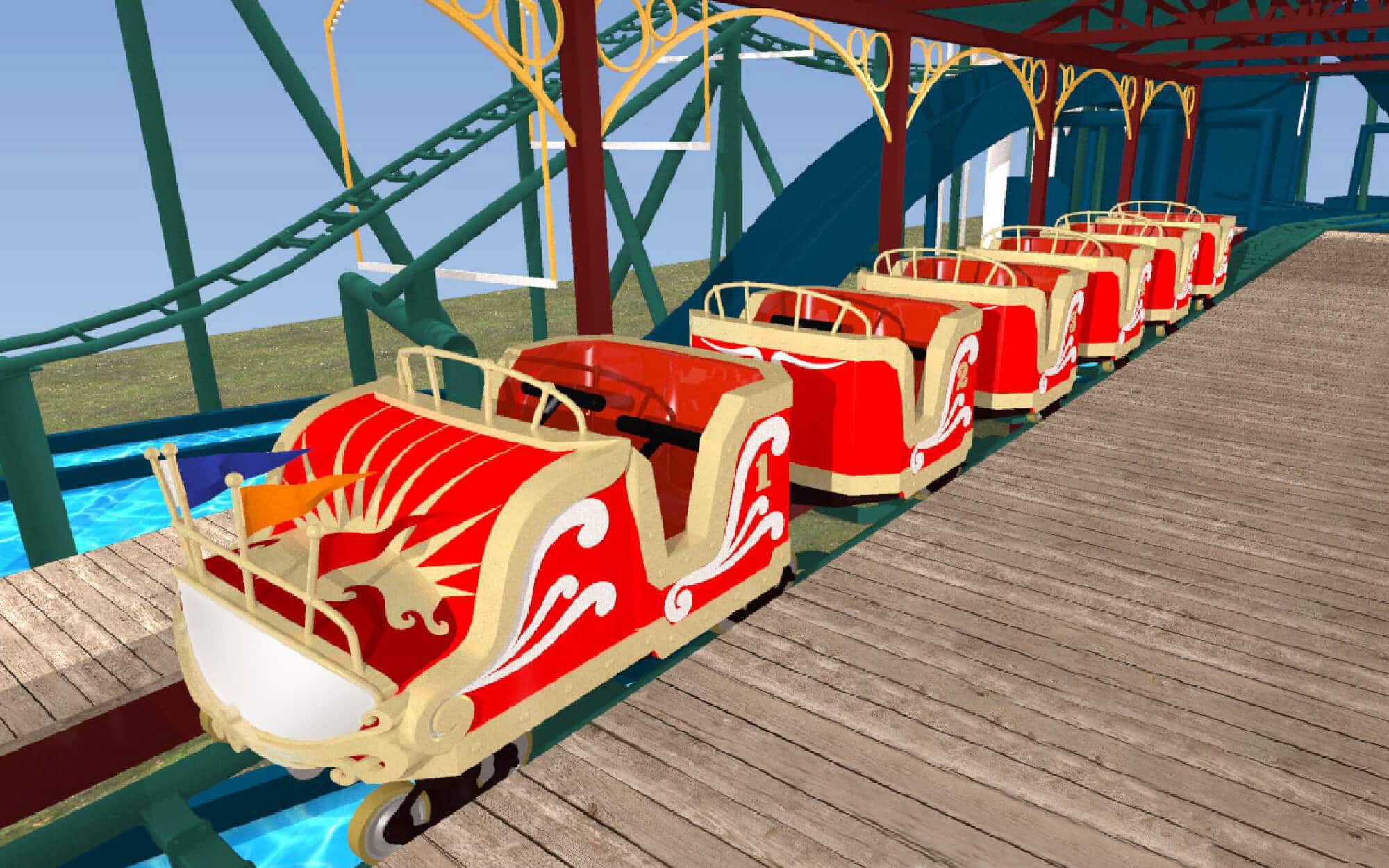 New Junior Coaster Luna Park in Coney Island