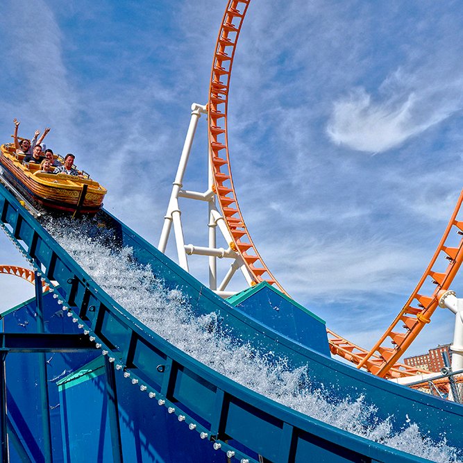 Coney Island Cyclone - Luna Park in Coney Island