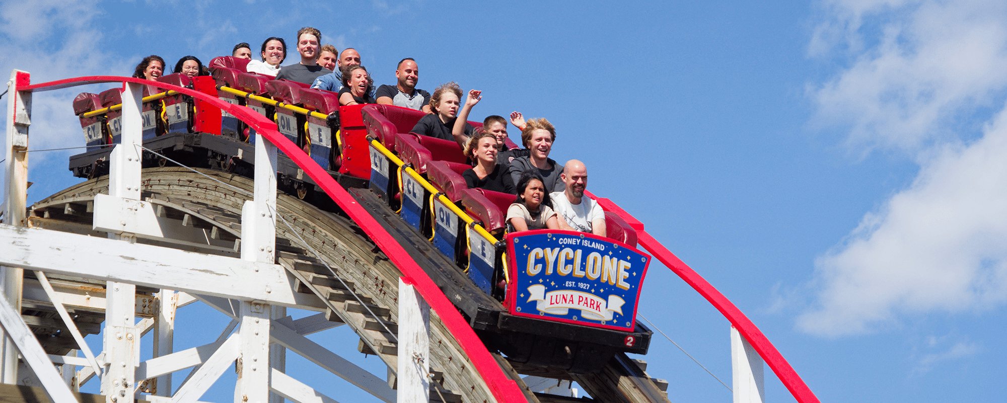 LUNA PARK’S ICONIC CONEY ISLAND CYCLONE ROLLER COASTER REOPENS, READY ...